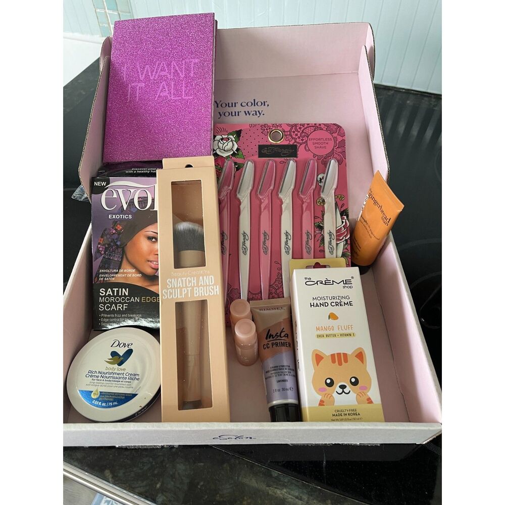 100 Dollar + Beauty Bundle: Kylie, Ed Hardy, Creme Shop, Dove, Philosophy, Brush